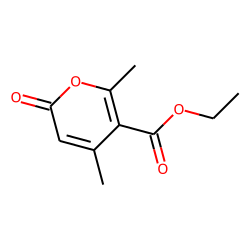 2H-Pyran-5-carboxylic acid, 4,6-dimethyl-2-oxo-, ethyl ester