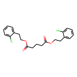 Glutaric acid, di(2-(2-chlorophenyl)ethyl) ester