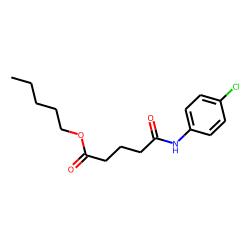 Glutaric acid, monoamide, N-(4-chlorophenyl)-, pentyl ester