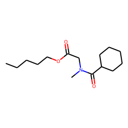 Sarcosine, N-(cyclohexylcarbonyl)-, pentyl ester