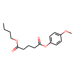 Glutaric acid, butyl 4-methoxyphenyl ester