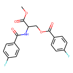 l-Serine, N,O-bis(4-fluorobenzoyl)-, methyl ester