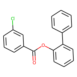 3-Chlorobenzoic acid, 2-biphenyl ester