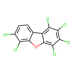Dibenzofuran, 1,2,3,4,6,7-hexachloro