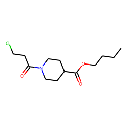 Isonipecotic acid, N-(3-chloropropionyl)-, butyl ester
