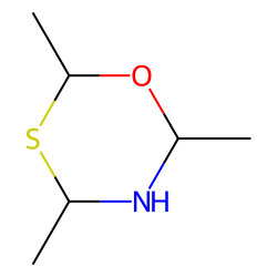 1,3,5-Oxathiazine, perhydro, 2,4,6-trimethyl