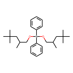 Silane, diphenyldi(2,4,4-trimethylpentyloxy)-