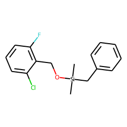 2-Chloro-6-fluorobenzyl alcohol, benzyldimethylsilyl ether
