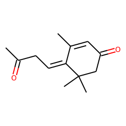 4-(3-oxobut-1-enylidene)-3,5,5-trimethylcyclohex-2-en-1-one