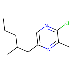 2-chloro-3-methyl-5-(2-methylpentyl)pyrazine