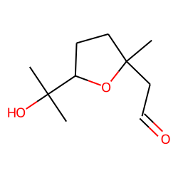 (2R*,5R*)-2-formylmethyl-2-methyl-5-(1-hydroxy-1-methylethyl)tetrahydrofuran