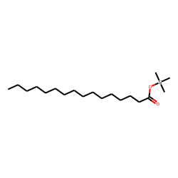 Hexadecanoic acid, trimethylsilyl ester