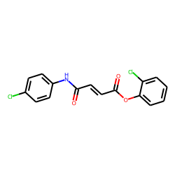 Fumaric acid, monoamide, N-(4-chlorophenyl)-, 2-chlorophenyl ester