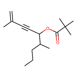 2,2-Dimethylpropanoic acid, 2,6-dimethylnon-1-en-3-yn-5-yl ester