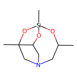 1,3,10-Trimethylsilatrane, b,c
