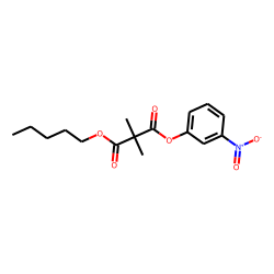 Dimethylmalonic acid, 3-nitrophenyl pentyl ester