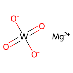 magnesium wolframate, of a kind used as a luminophore