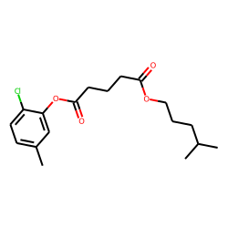 Glutaric acid, 2-chloro-5-methylphenyl isohexyl ester