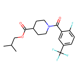 Isonipecotic acid, N-(2-fluoro-5-trifluoromethylbenzoyl)-, isobutyl ester
