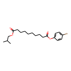 Sebacic acid, 4-bromophenyl isobutyl ester