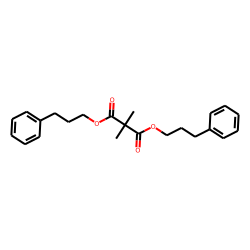 Dimethylmalonic acid, di(3-phenylpropyl) ester