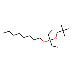 Silane, diethylneopentyloxyoctyloxy-