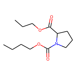 d-Proline, n-butoxycarbonyl-, propyl ester