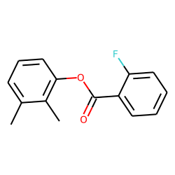 2-Fluorobenzoic acid, 2,3-dimethylphenyl ester