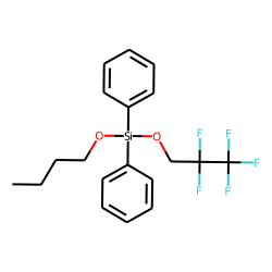 Silane, diphenylbutoxy(2,2,3,3,3-pentafluoropropoxy)-