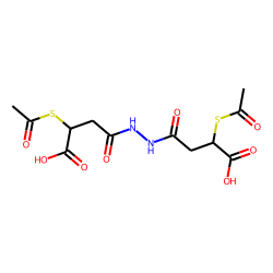 N,n'-bis(s-acetylmercaptosuccinic acid) hydrazine