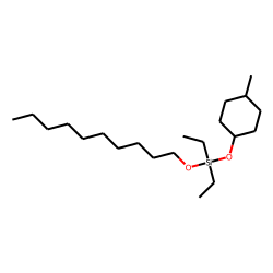 Silane, diethyl(cis-4-methylcyclohexyloxy)decyloxy-