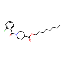 Isonipecotic acid, N-(2-chlorobenzoyl)-, octyl ester