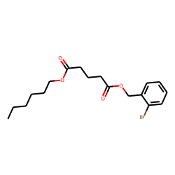 Glutaric acid, 2-bromobenzyl hexyl ester