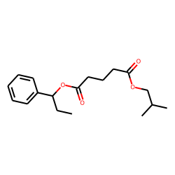 Glutaric acid, isobutyl 1-phenylpropyl ester