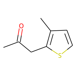 3-methyl-2-(2-oxopropyl)thiophene