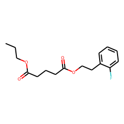 Glutaric acid, 2-(2-fluorophenyl)ethyl propyl ester