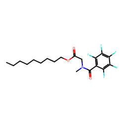 Sarcosine, N-pentafluorobenzoyl-, nonyl ester