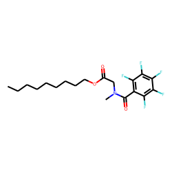 Sarcosine, n-pentafluorobenzoyl-, nonyl ester