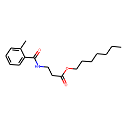 «beta»-Alanine, N-(2-methylbenzoyl)-, heptyl ester