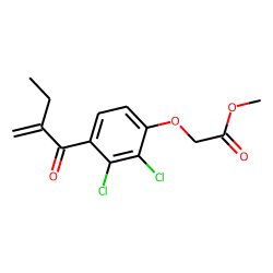 Acetic acid, [2,3-dichloro-4-(2-methylene-1-oxobutyl)phenoxy]-, methyl ester