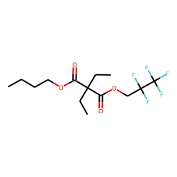 Diethylmalonic acid, butyl 2,2,3,3,3-pentafluoropropyl ester