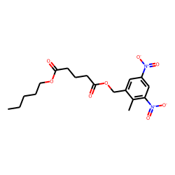 Glutaric acid, 3,5-dinitro-2-methylbenzyl pentyl ester