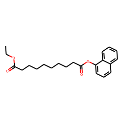 Sebacic acid, ethyl 1-naphthyl ester