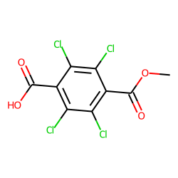Monomethyl 2,3,5,6-tetrachloroterephthalate
