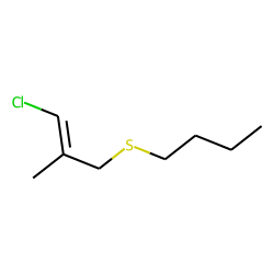 Z-1-(3-Chloro-2-methyl-allylthio) -butane