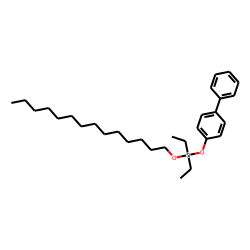 Silane, diethyl(4-phenylphenoxy)tetradecyloxy-