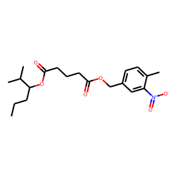 Glutaric acid, 2-methylhex-3-yl 4-methyl-3-nitrobenzyl ester