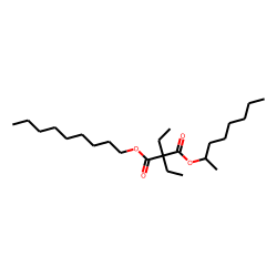 Diethylmalonic acid, nonyl 2-octyl ester