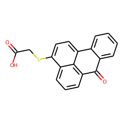 Acetic acid, [(7-oxo-7h-benz[de]anthracen-3-yl)thio]-
