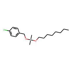 Silane, dimethyl(4-chlorobenzyloxy)octyloxy-